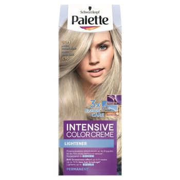 Palette Intensive Color Creme Farba do włosów w kremie rozjaśniacz 10-1 (C10) mroźny srebrny blond