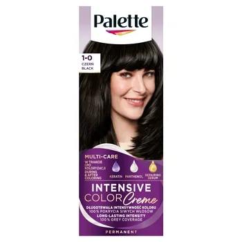 Palette Intensive Color Creme Farba do włosów w kremie 1-0 (N1) czerń