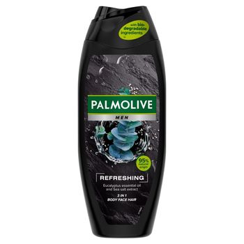 Palmolive MEN Refreshing odświeżający żel pod prysznic dla mężczyzn 3w1 eukaliptus sól morska 500ml