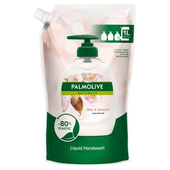 Palmolive Naturals Milk & Almond (Mleko i Migdał) Kremowe mydło w płynie do rąk zapas 1l