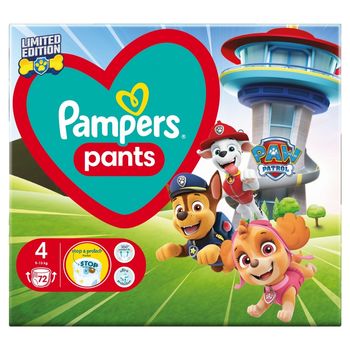 Pampers Baby-Dry Pieluchomajtki edycja Psi Patrol rozmiar size, pack count pieluszek,