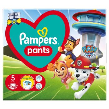 Pampers Baby-Dry Pieluchomajtki edycja Psi Patrol rozmiar size, pack count pieluszek,
