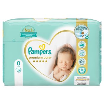 Pampers Premium Care, Rozmiar 0, 30 pieluszki, <3kg