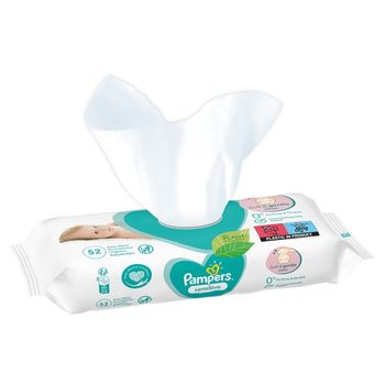 Pampers Sensitive Chusteczki 1 opakowania = 52 chusteczek