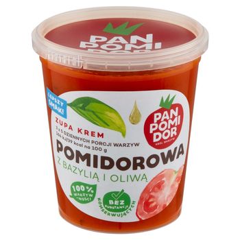 Pan Pomidor Zupa krem pomidorowa z bazylią i oliwą 400 g
