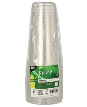 PAPSTAR Kubki transparentne do zimnych napojów 500ml, PLA, 12szt.