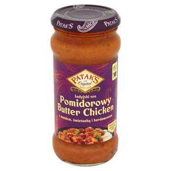 Patak's Indyjski sos pomidorowy Butter Chicken z masłem śmietanką i kardamonem 350 g
