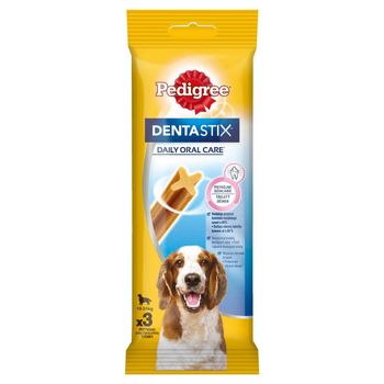Pedigree DentaStix 10-25 kg Karma uzupełniająca dla psów 77 g (3 sztuki)