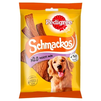 Pedigree Schmackos Multi Mix Karma uzupełniająca dla dorosłych psów 144 g (20 sztuk)