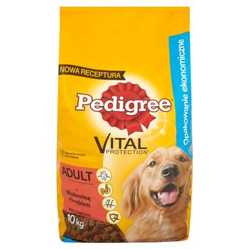 Pedigree Vital Protection Adult z wołowiną & drobiem Karma pełnoporcjowa 10 kg