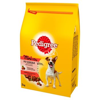 Pedigree Vital Protection Mini <10 kg Psy dorosłe Karma pełnoporcjowa z wołowiną i warzywami 2 kg