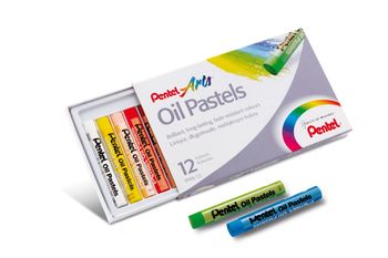 Pentel Pastele olejne w 12 kolorach PHN-12