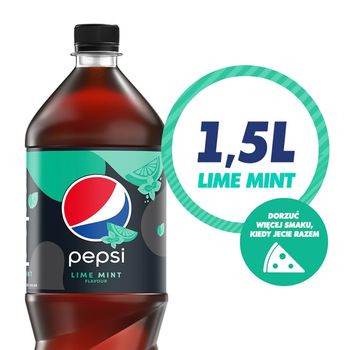 Pepsi Lime Mint Napój gazowany 1,5 l