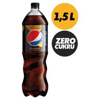 Pepsi Max Mango Napój gazowany 1,5 l