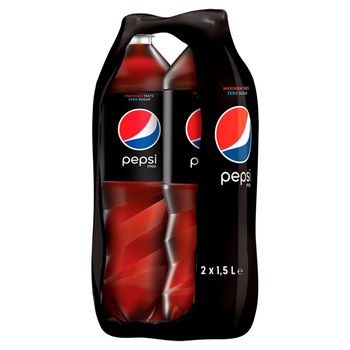 Pepsi Max Napój gazowany typu cola 2 x 1,5 l