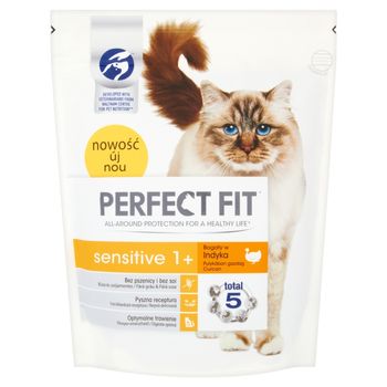 Perfect Fit Sensitive 1+ Karma pełnoporcjowa dla dorosłych kotów 750 g