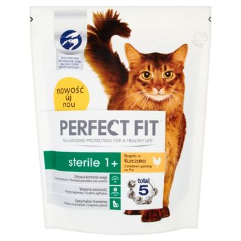 Perfect Fit Sterile 1+ Karma pełnoporcjowa dla dorosłych kotów 750 g