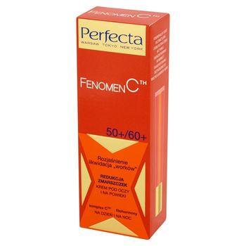 Perfecta Fenomen C 50+ 60+ Redukcja zmarszczek Krem pod oczy i na powieki na dzień i na noc 15 ml