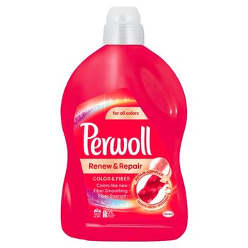 Perwoll Renew & Repair Color & Fiber Płynny środek do prania 2,7 l (45 prań)