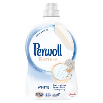 Perwoll Renew White Płynny środek do prania 2970 ml (54 prania)