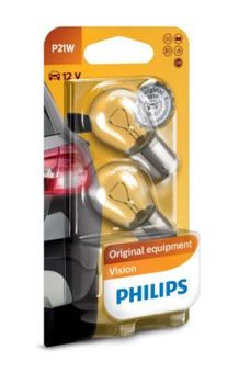 PHILIPS Żarówka konwencjonalna P21W 2 szt