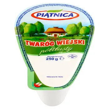 Piątnica Twaróg wiejski półtłusty 250 g