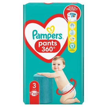 Pieluchomajtki Night Pampers Pants Rozmiar 3, 62 Pieluszki, 6kg-11kg, pants, Pampers