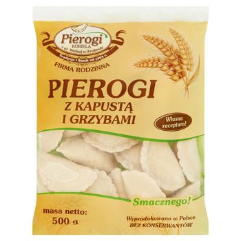 Pierogi Kobiela Pierogi z kapustą i grzybami 500 g