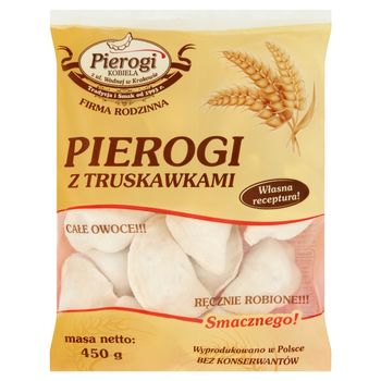 Pierogi Kobiela Pierogi z truskawkami 450 g