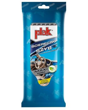 PLAK BIO Ściereczki do szyb cytryna z limonką 24 szt.