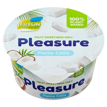 Planton Pleasure Kremowy kokosowy vegangurt panna cotta 130 g