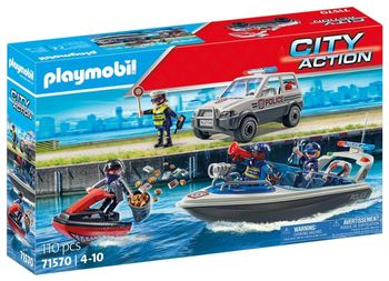 Playmobil Pościg policyjny na wodzie