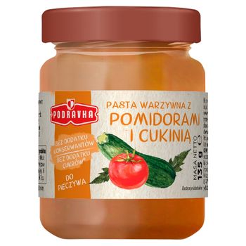 Podravka Pasta warzywna z pomidorami i cukinią 135 g