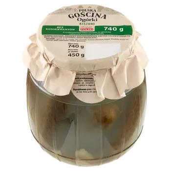 Polska gościna Ogórki kiszone 740 g