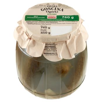 Polska gościna Ogórki kiszone 740 g