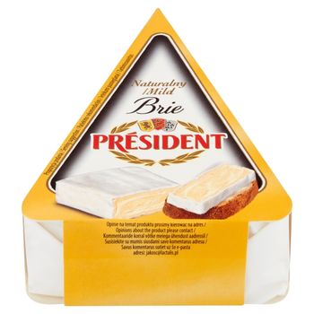 Président Ser Brie naturalny 125 g
