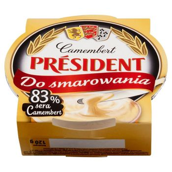 Président Ser topiony Camembert do smarowania 120 g