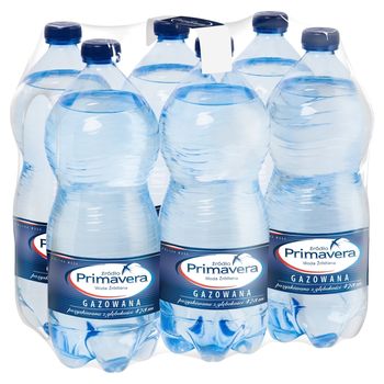 Primavera Woda źródlana gazowana 6 x 1 l