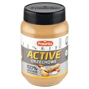 Primavika Active Pasta orzechowa z prażonych orzeszków arachidowych 470 g