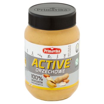 Primavika Active Pasta orzechowa 100% orzeszków arachidowych 470 g