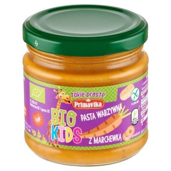 Primavika Bio Kids Pasta warzywna z marchewką 160 g