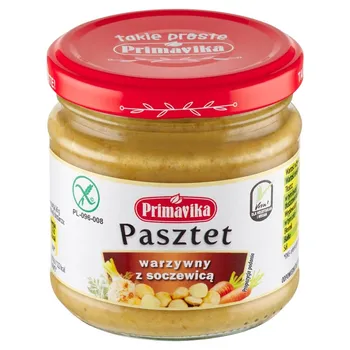 Primavika Pasztet warzywny z soczewicą 160 g