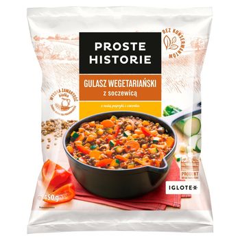 Proste Historie Gulasz wegetariański z soczewicą 450 g