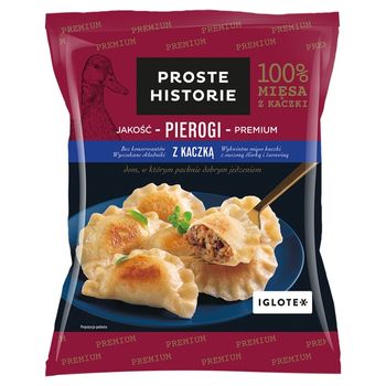 Proste Historie Pierogi premium z kaczką 400 g