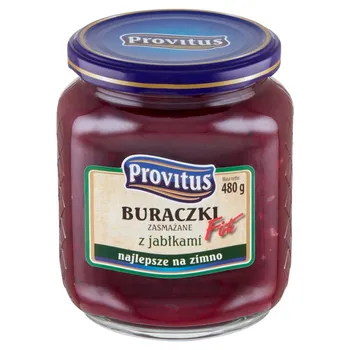 Provitus Fit Buraczki zasmażane z jabłkami 480 g