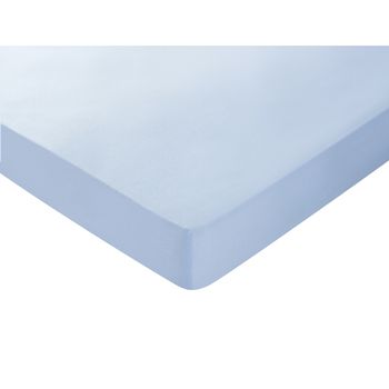 Prześcieradło Tex Jersey z Gumką Jasnoniebieski 220x200