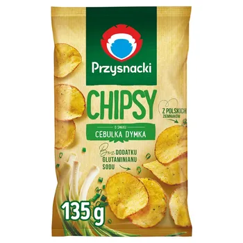 Przysnacki Chipsy o smaku cebulka dymka 135 g