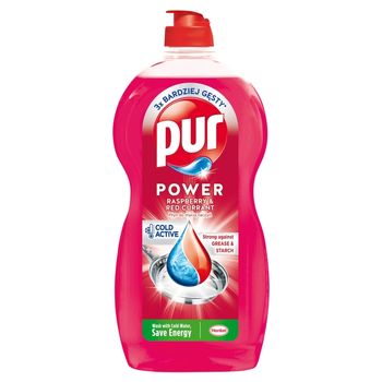 Pur Power Raspberry & Red Currant Płyn do mycia naczyń 1,2 l