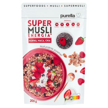 Purella Superfoods Supermusli energia 200 g