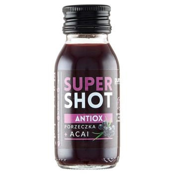 Purella Superfoods Supershot Antiox Napój niegazowany porzeczka + acai 60 ml